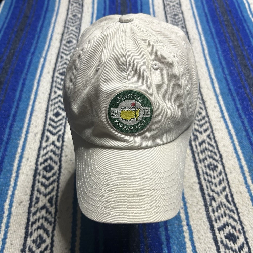 2012 Masters Golf Tournament Hat Cap American Needle Adjustable White